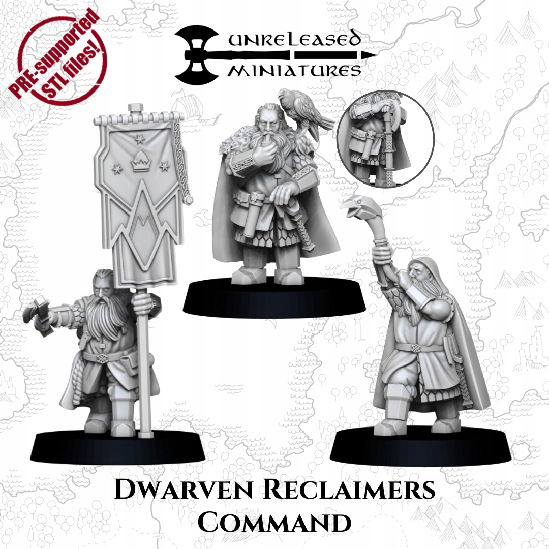 Купить Dwarven Reclaimers Command — x1 LOTR MESBG отзывы, фото и