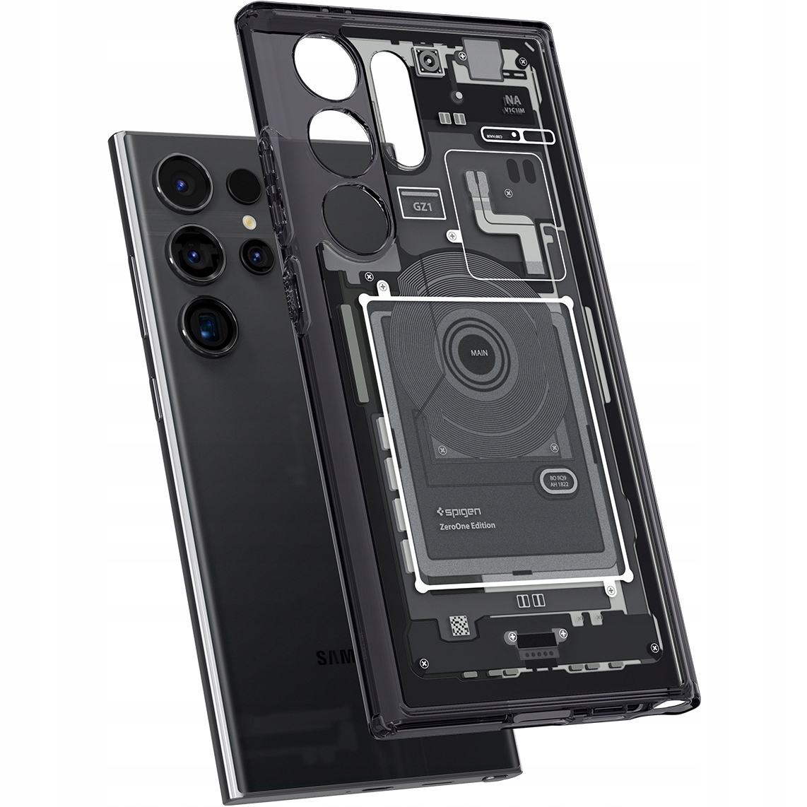 Pouzdro Spigen pro Galaxy S24 Ultra, kryt, hybridní, pevné, zadní kryt, štíhlé