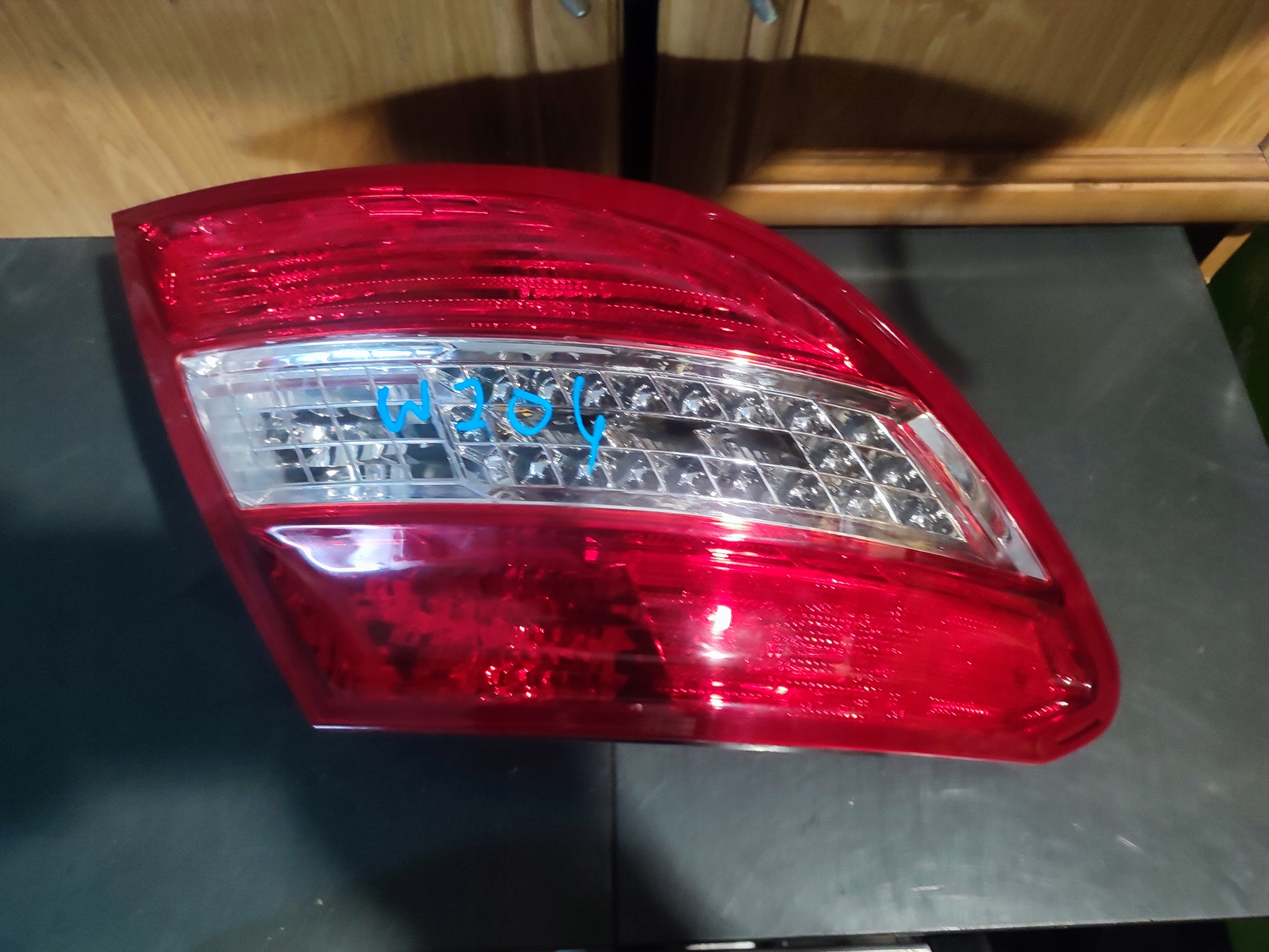 light left rear part left rear Mercedes W204 sedan LED