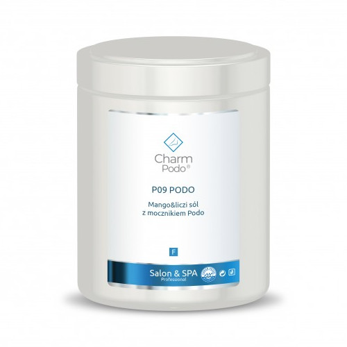 Sůl na nohy Charmine Rose Podo P09 s mangem a liči s ureou , 900 g