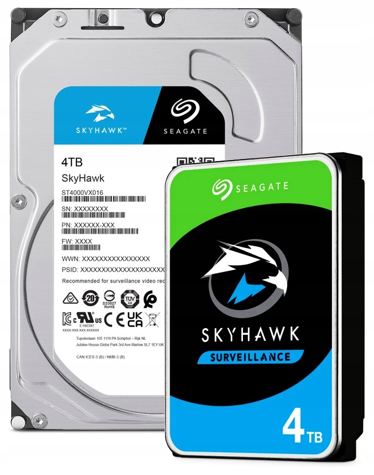 Pevný disk Seagate Skyhawk 4TB Sata III 3,5" pro rekordéry