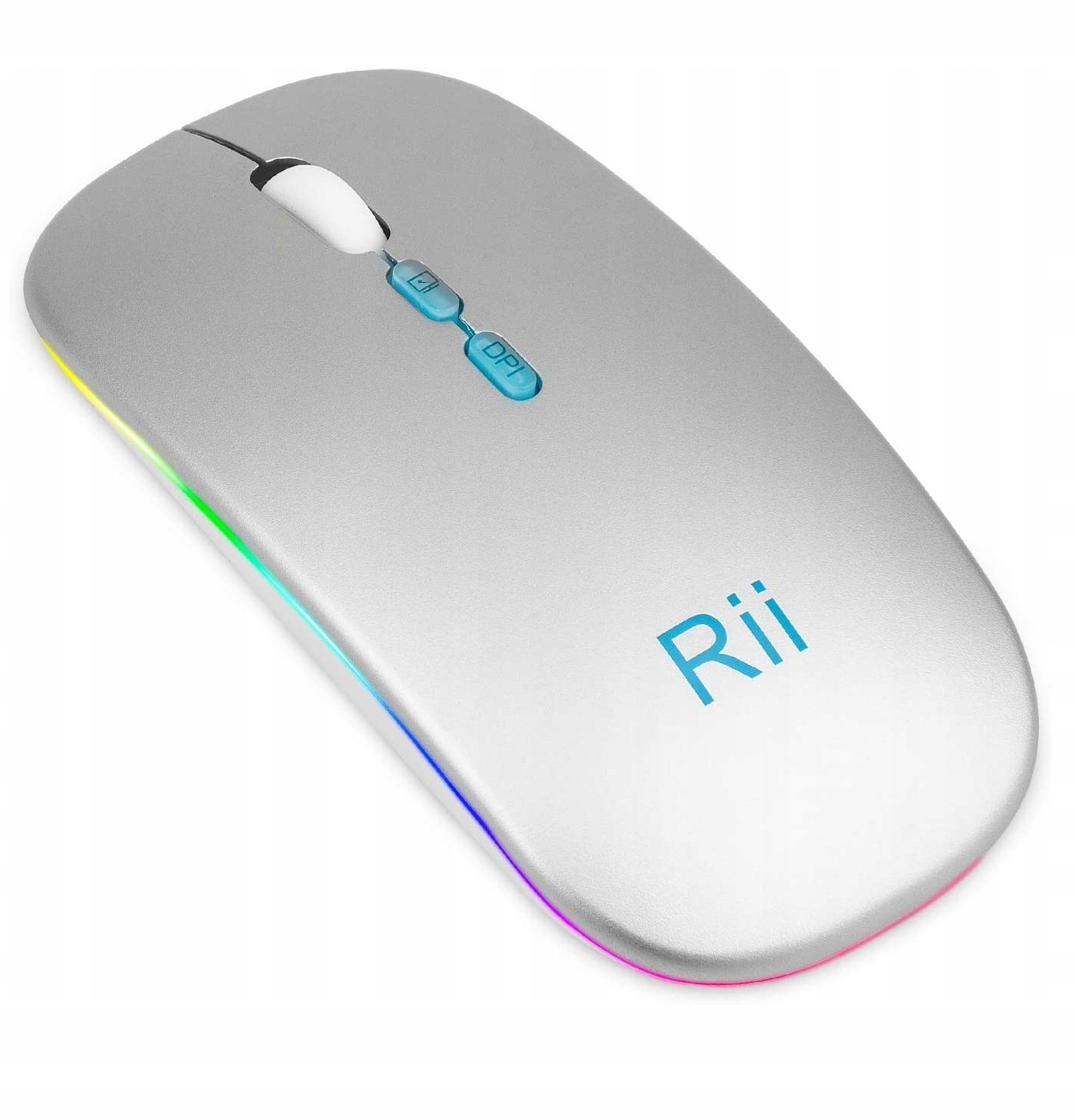 Rii Mysz bezprzewodowa Rgb Laptopa MacBook Windows
