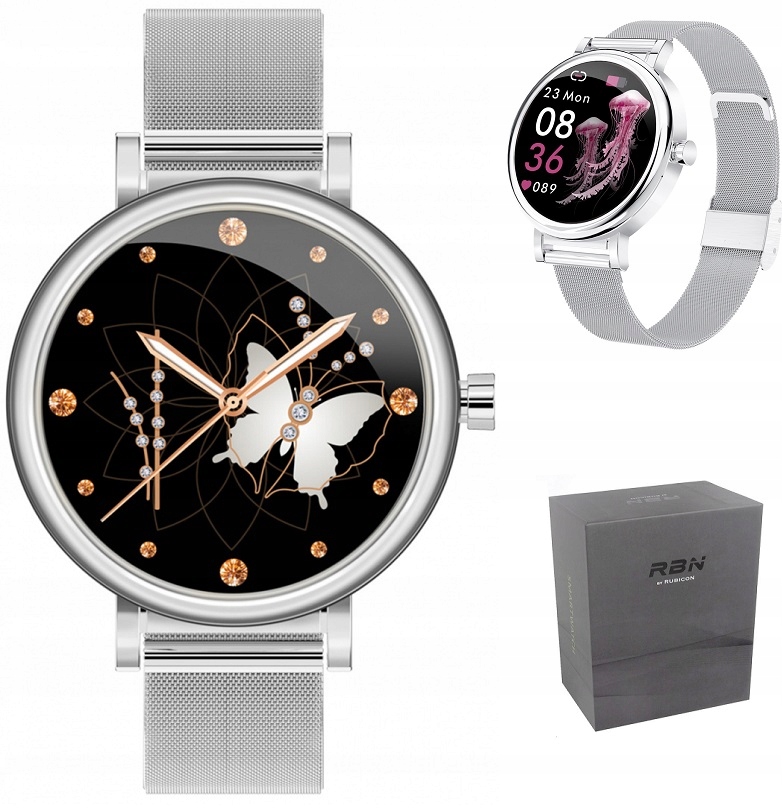 

Damski Smartwatch Rubicon na prezent kroki sms
