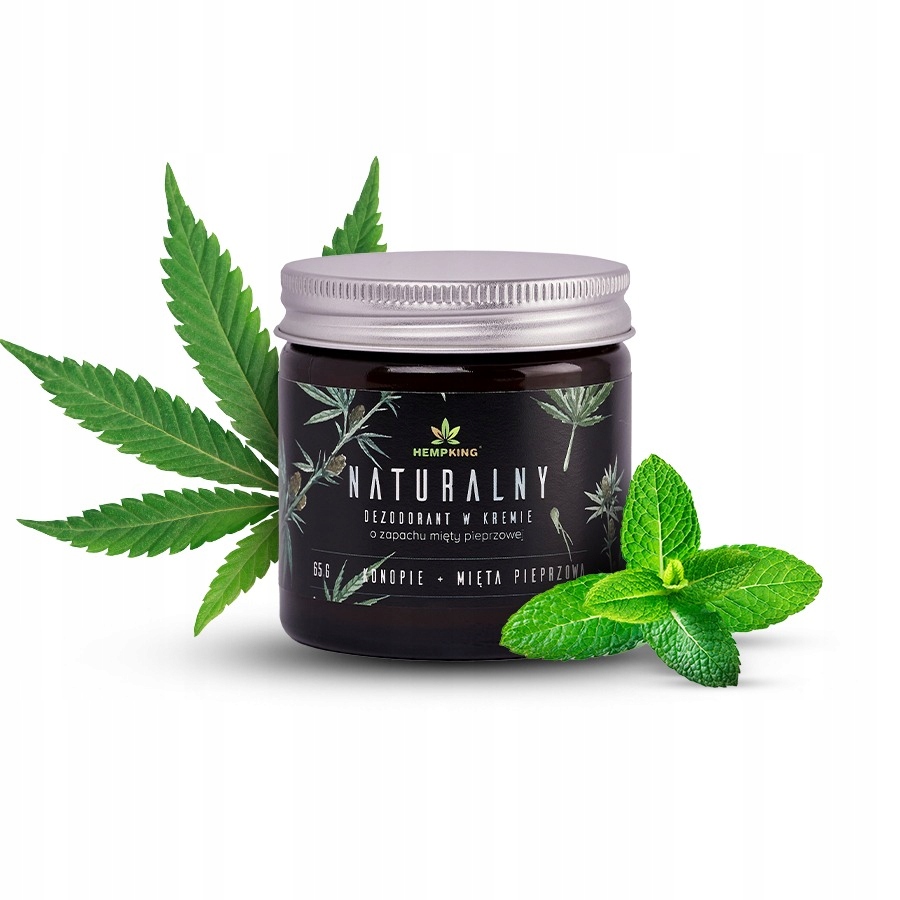 Biowen Přírodní konopný krémový deodorant s Cbd a mátou peprnou 65 g