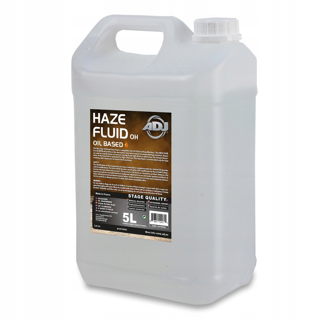 ADJ 4x ADJ Haze Fluid oil based 5l - płyn Marka Adj