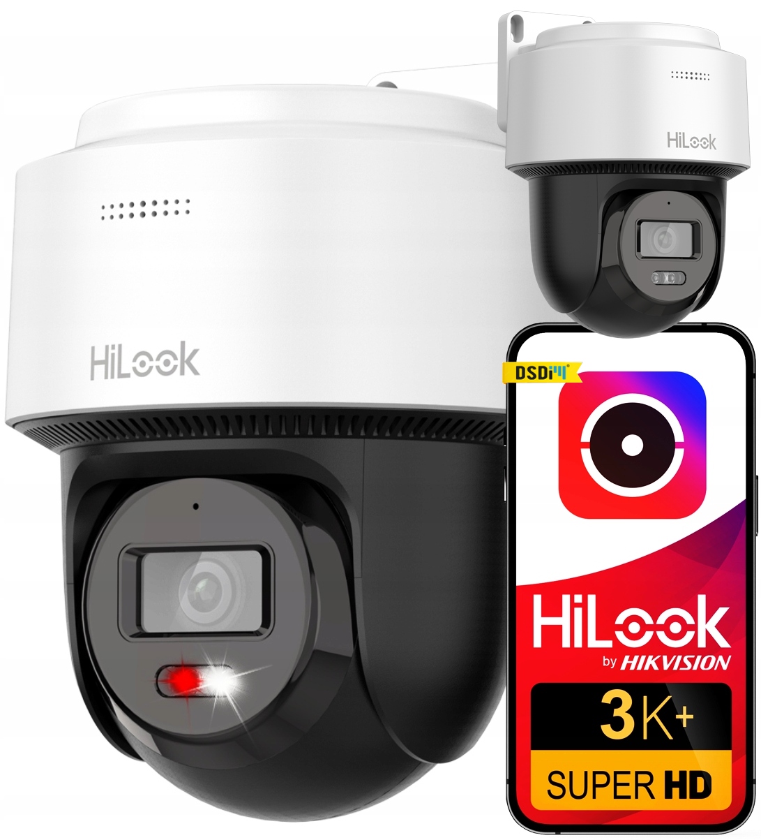 Otočná Ip kamera 6Mpx 3K+ Hikvision HiLook Autotracking Vonkajšia PoE