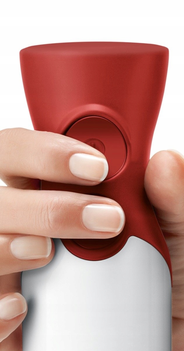 BOSCH Blender Ręczny Ergonomiczny 450W Stal Nierdzewna Czerwony Biały — miniatura 2