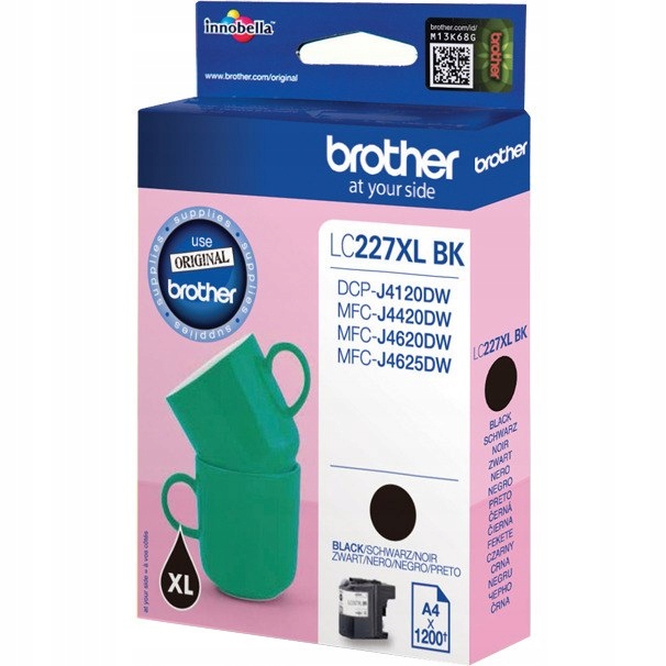 Inkoust Brother (LC227XL-BK) černý 1200str