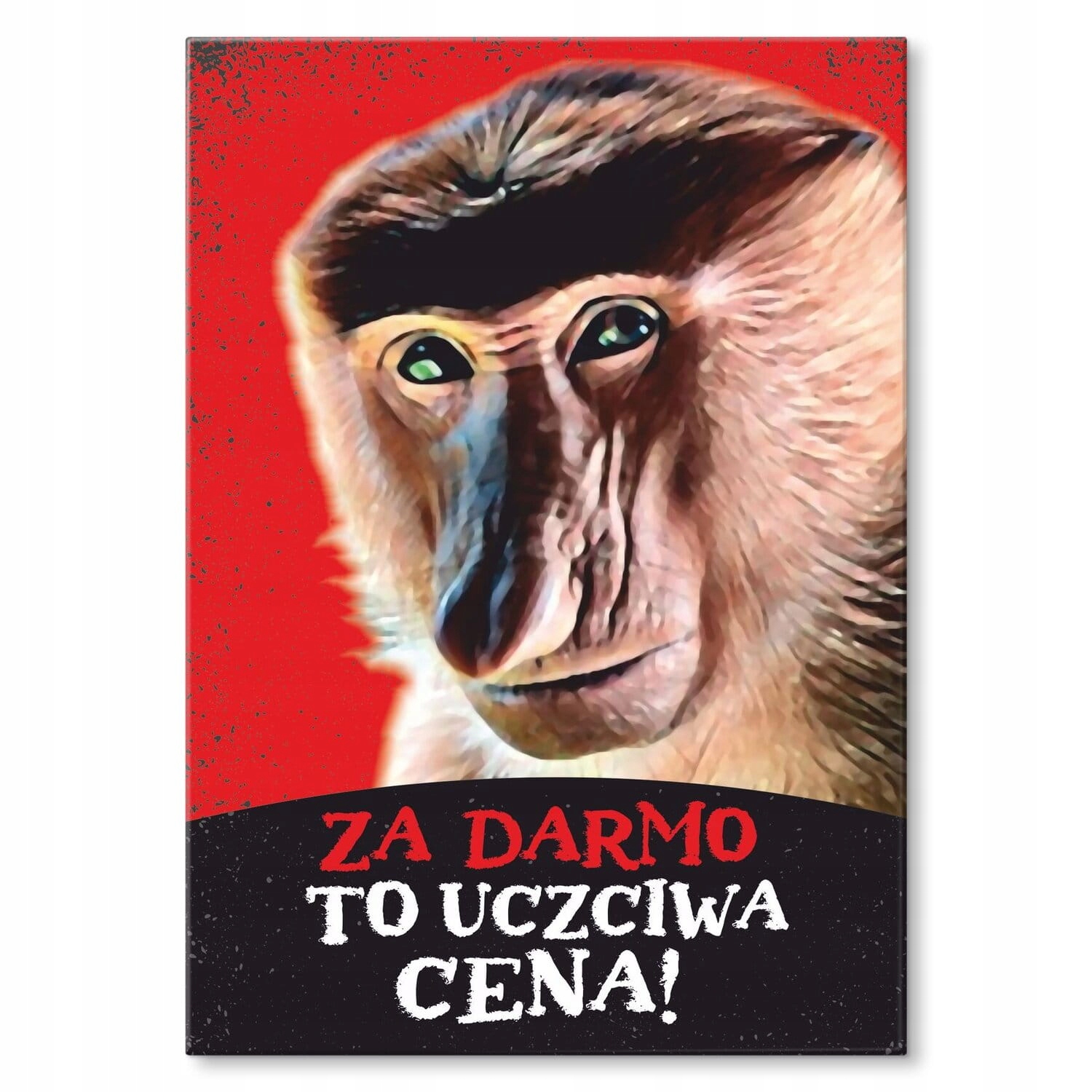 

Plakat Blacha Metal Napis Za Darmo Nosacz