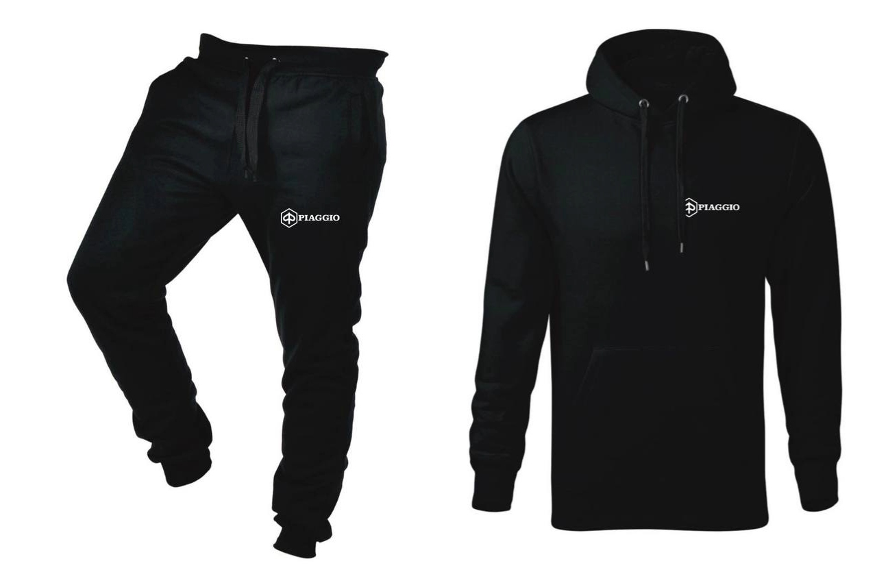 Tepláková Souprava Teplákovka Piaggio Mikina A Kalhoty Černá L