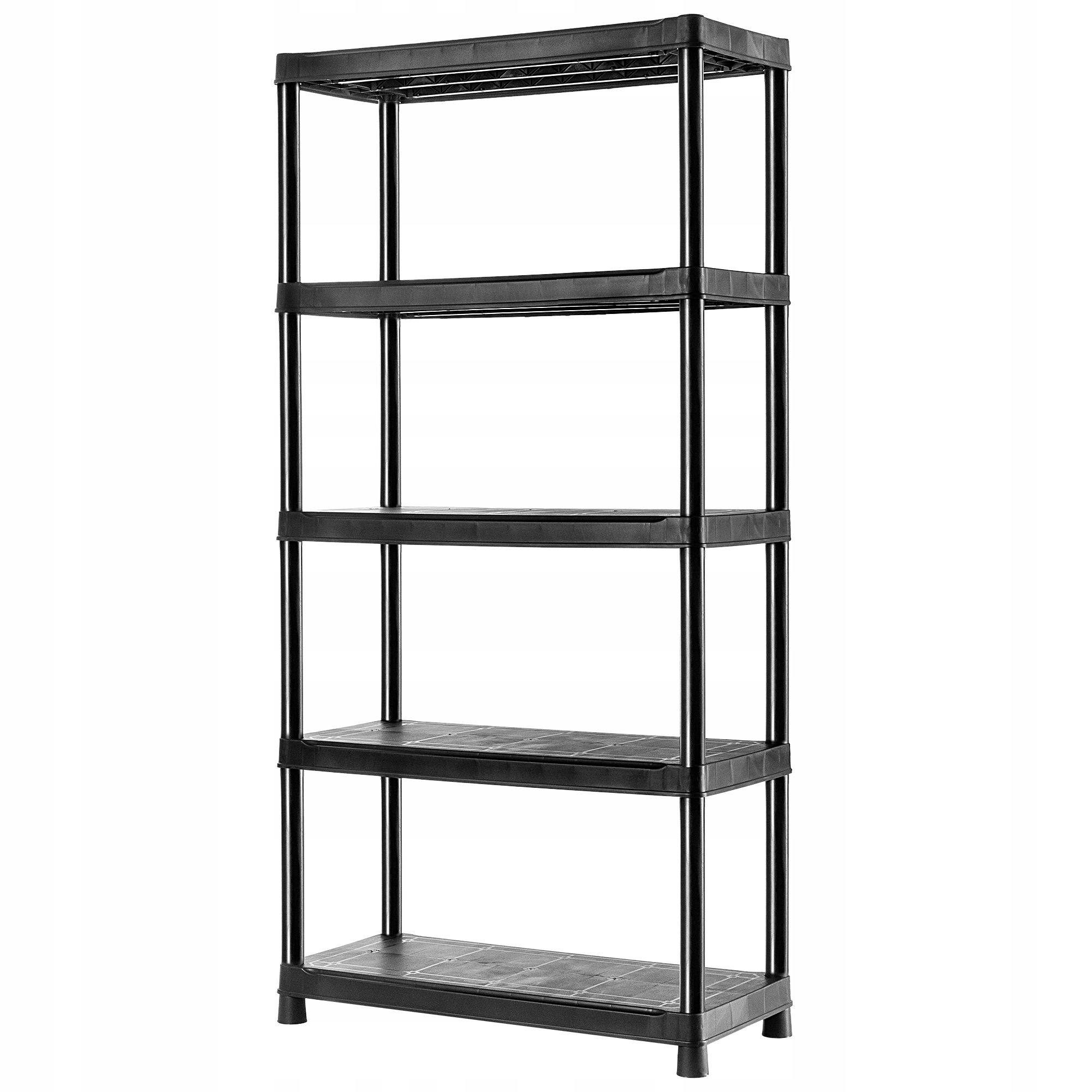 Dielenský Skladový Regál Plastový 5 Políc 250 kg 182x90x40 cm Keter
