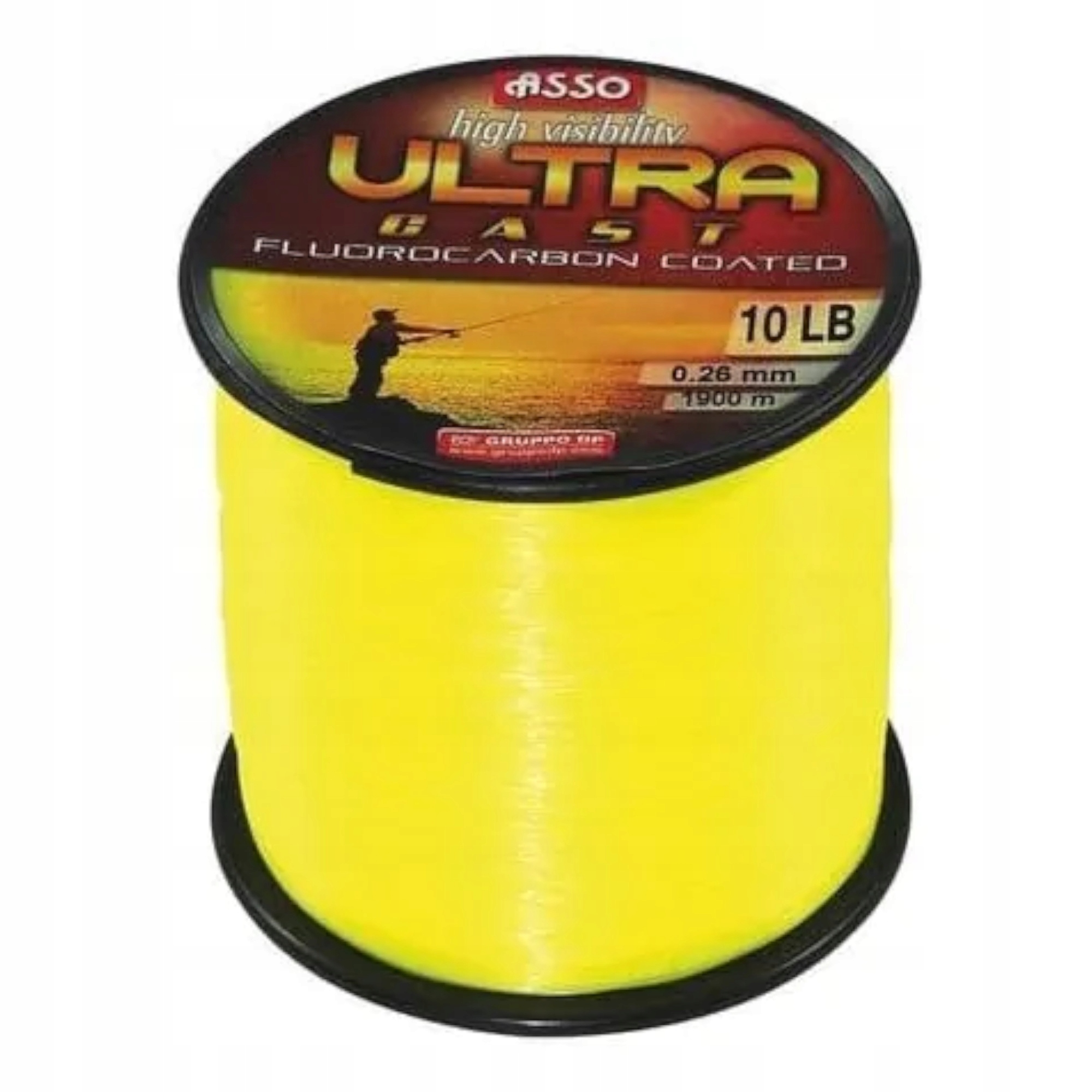 Żyłka Asso Ultra Cast Spool Yellow 11 Fluo 0,36mm 1000m