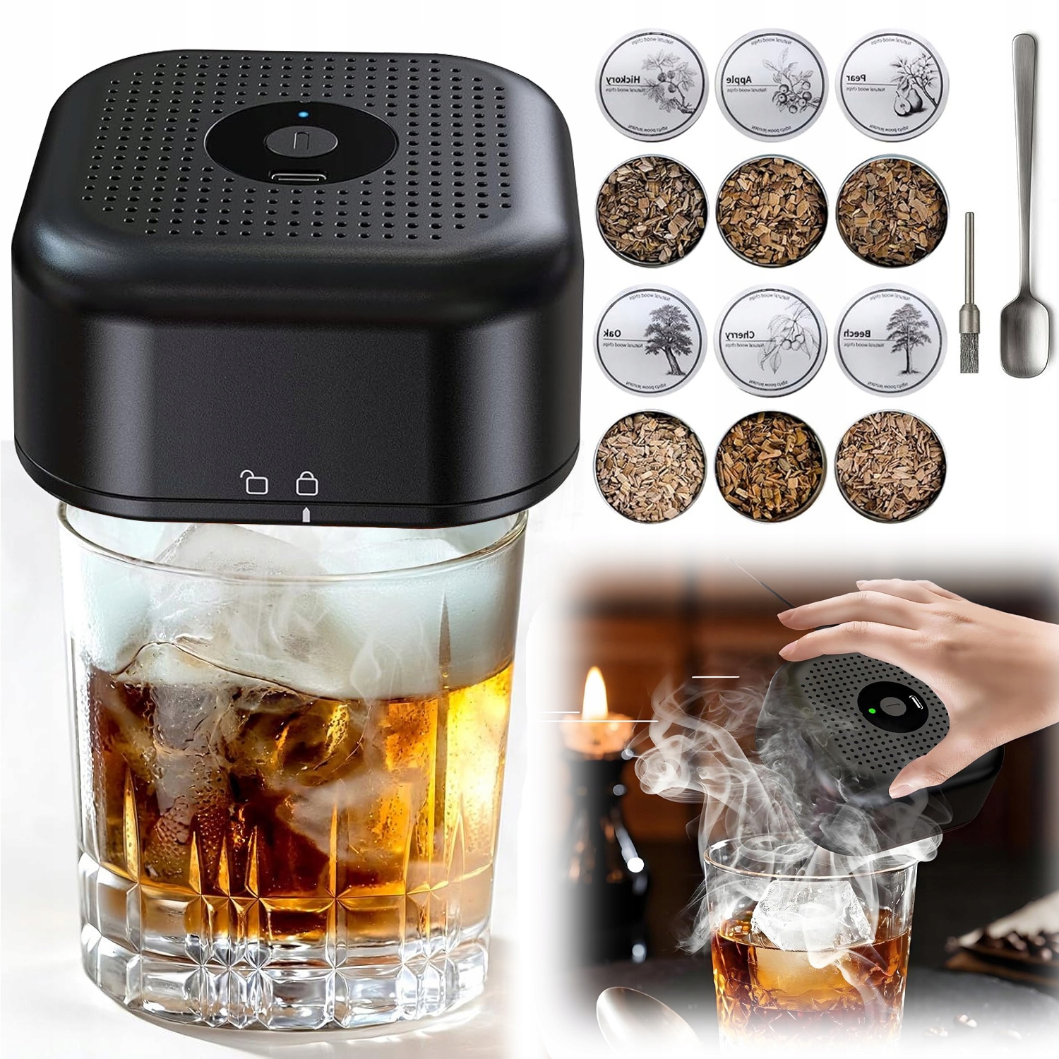 Sada Na Uzení Whisky Smoker Chlapce Hoblina Dárek Pro Muže