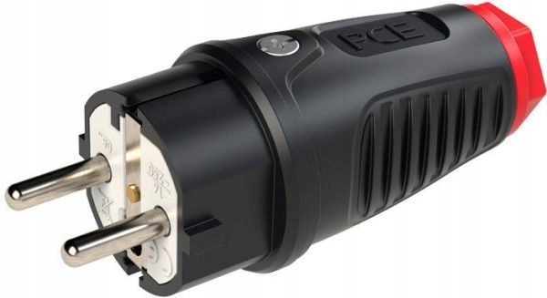 

Wtyczka gumowa 16A 2P+Z Uni-schuko IP44 Pce Taurus