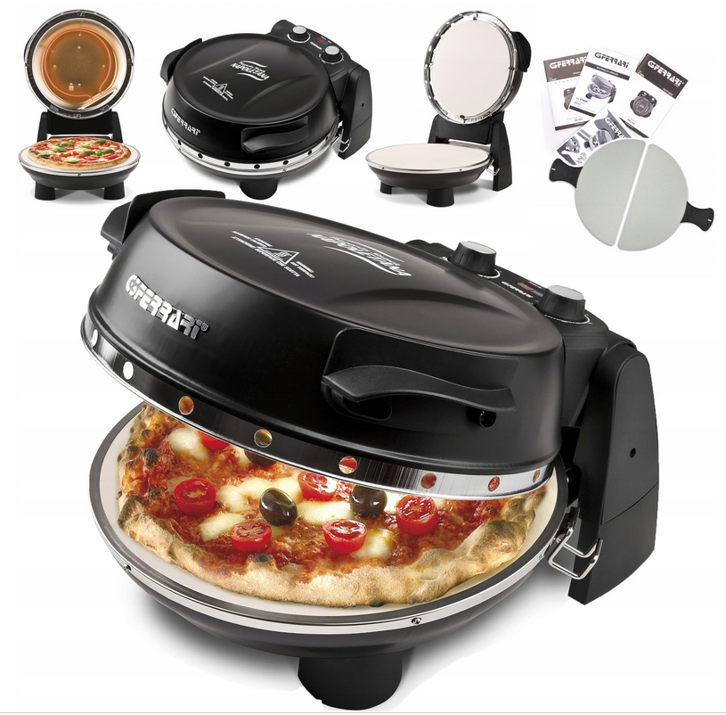 PIEC DO PIZZY G3FERRARI G10032 2 KAMIENIE 5 MINUT 1200W 400°C + EBOOK