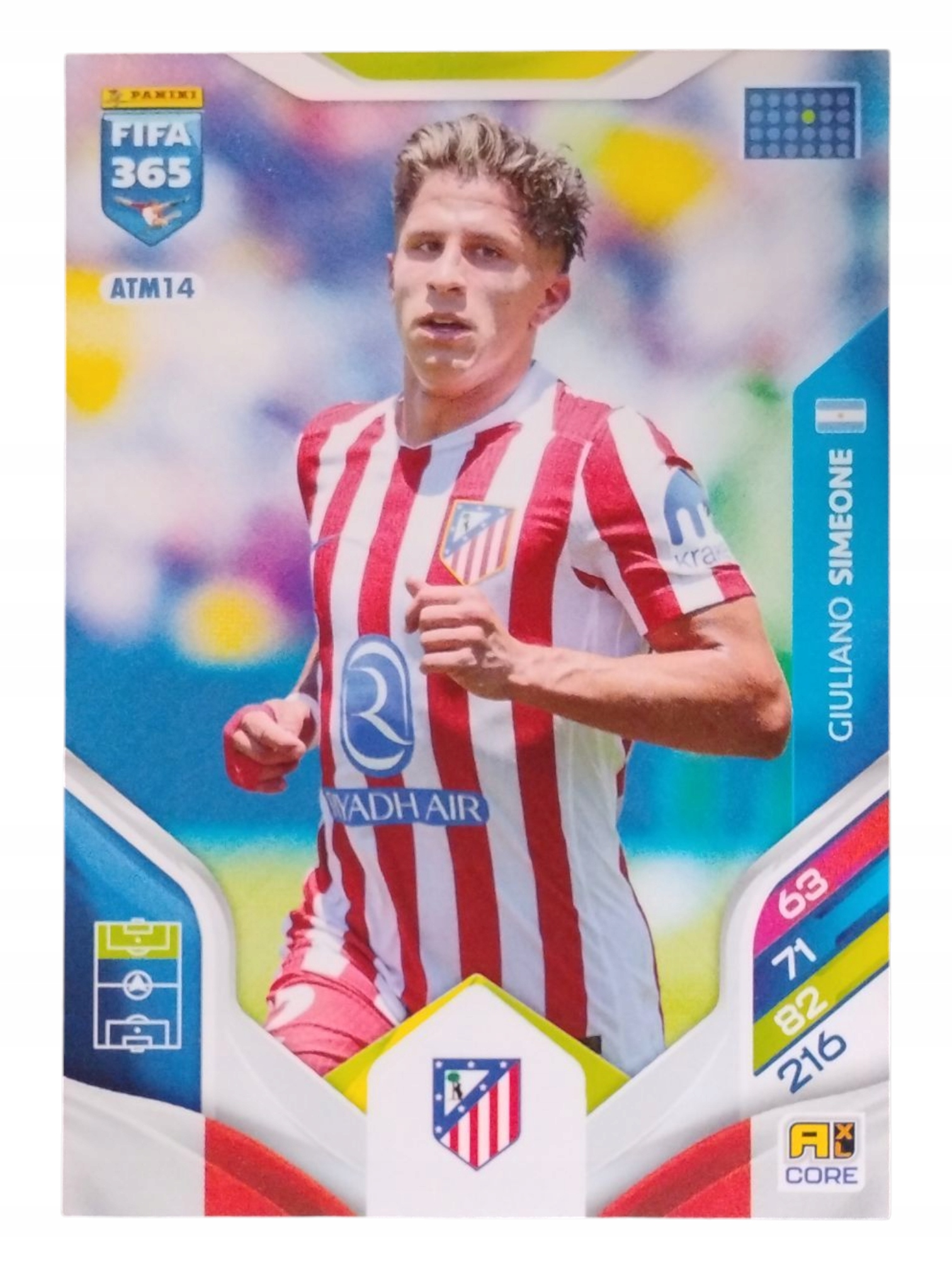 Panini Fifa 365 2026 Core ATM14 Giuliano Simeone Atletico Madryt
