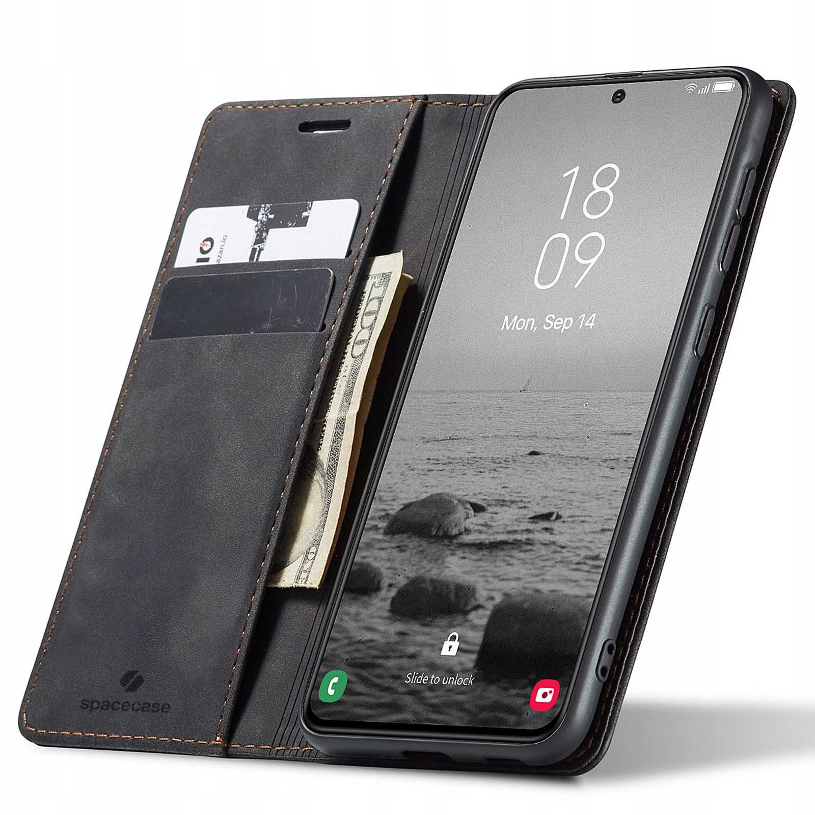 Spacecase Wallet Galaxy S23+ černá