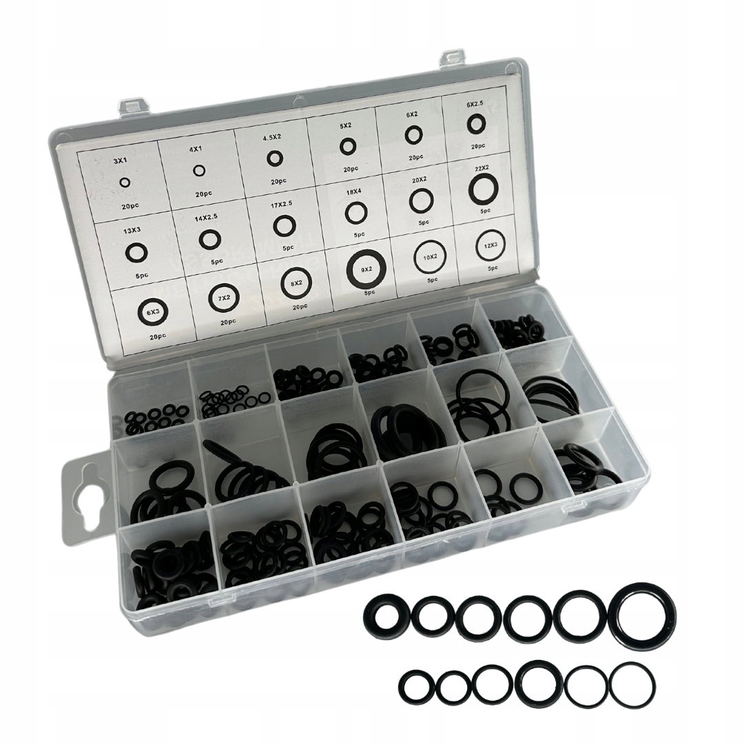 Olejovzdorná Těsnění Sada O-kroužků O-kroužky gumové gumičky 22 5 kusů