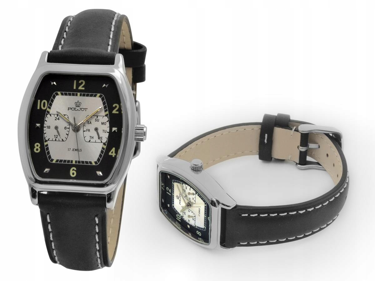 Mechanické Hodinky Poljot 26668 Black Day Date