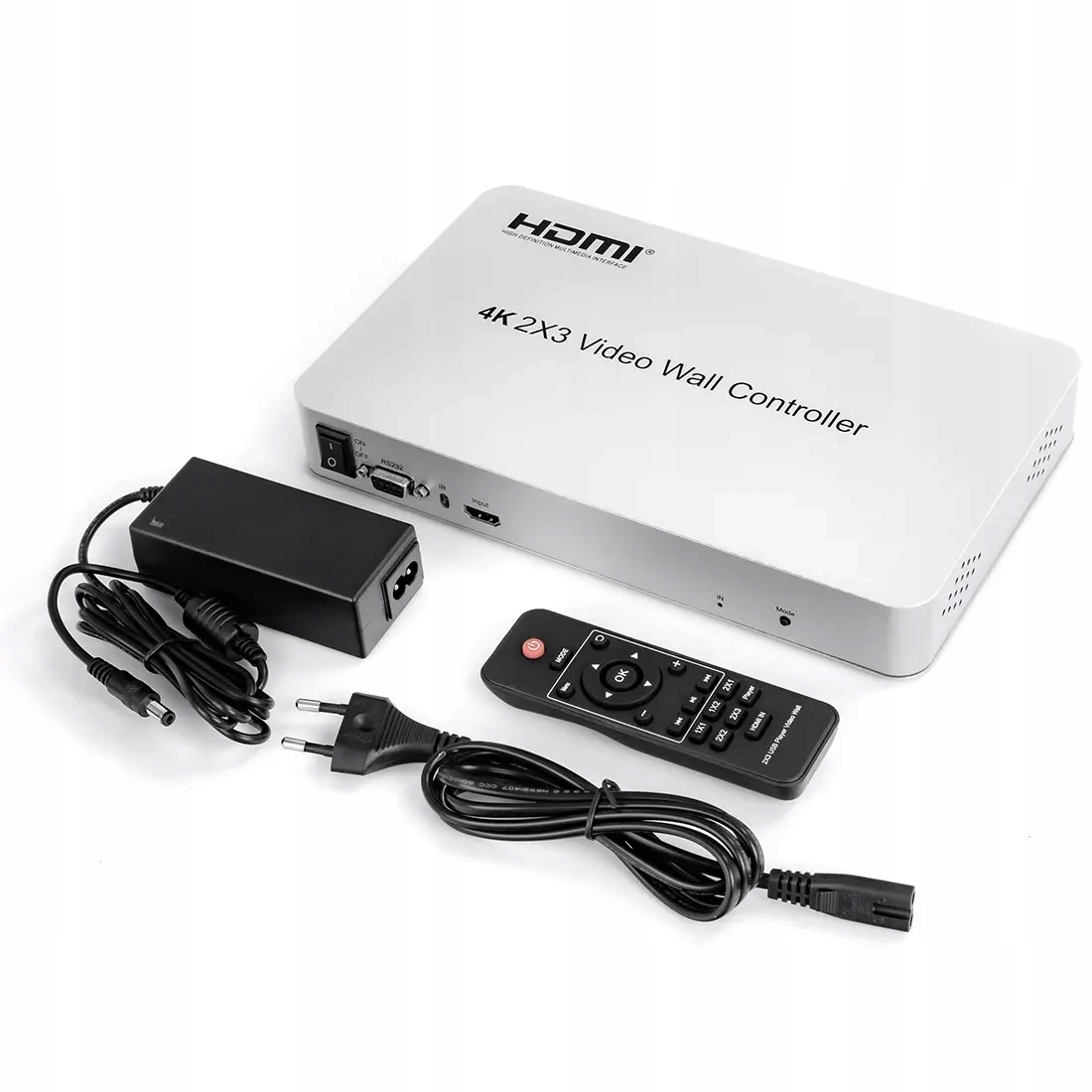 Ovládač steny 4K Video Wall Hdmi Spacetronik 6 video displejov