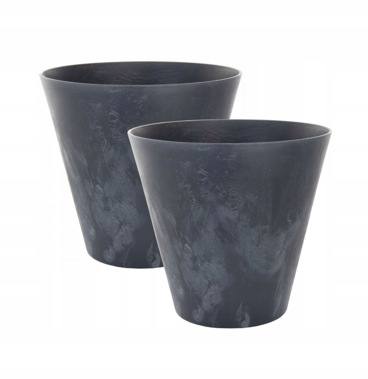 

Zestaw 2 Doniczek 25cm Tubus Beton h23cm Antracyt