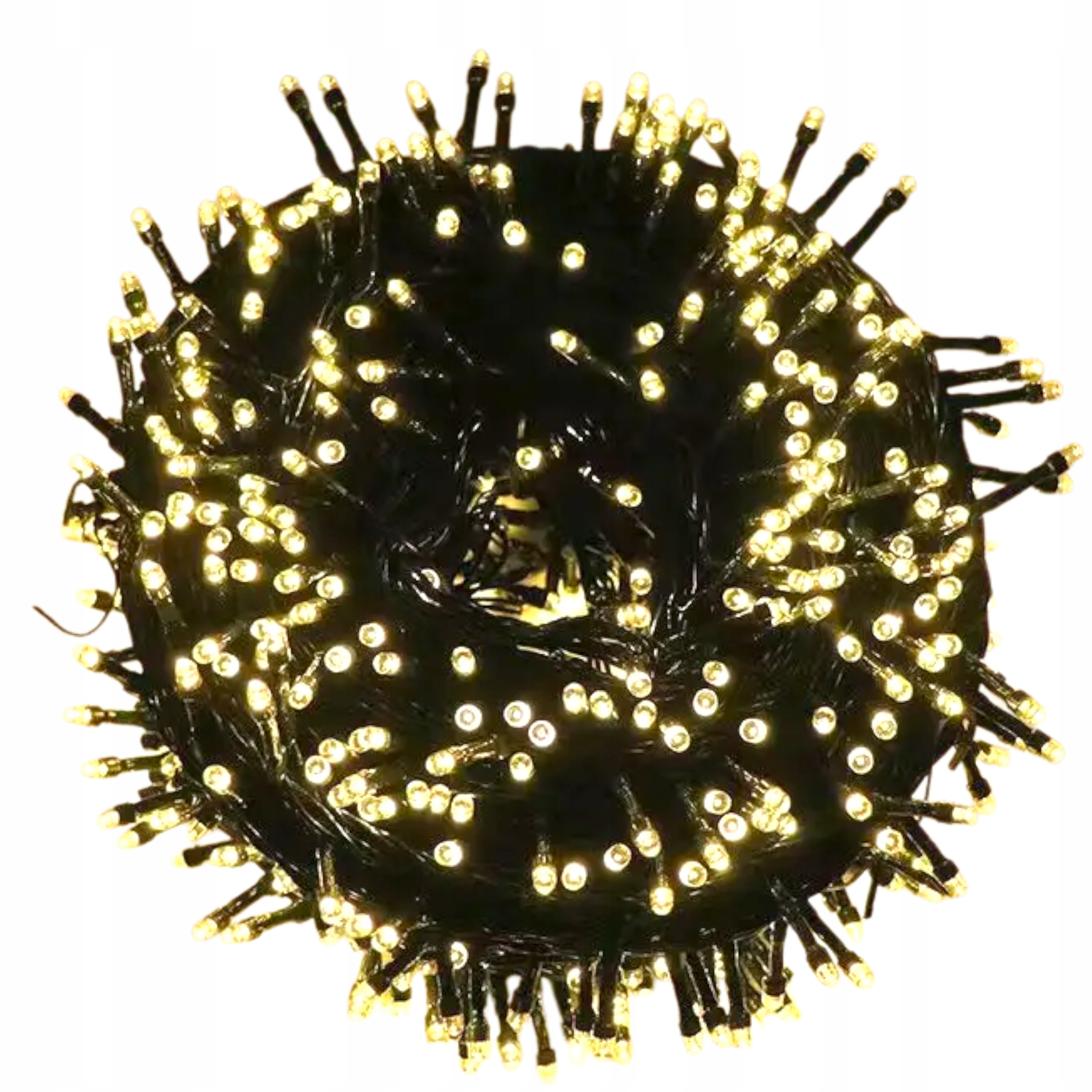 LAMPKI CHOINKOWE 100 LED ZEWNĘTRZNE WEWNĘTRZNE ŚWIĄTECZNE CIEPŁY BIAŁY