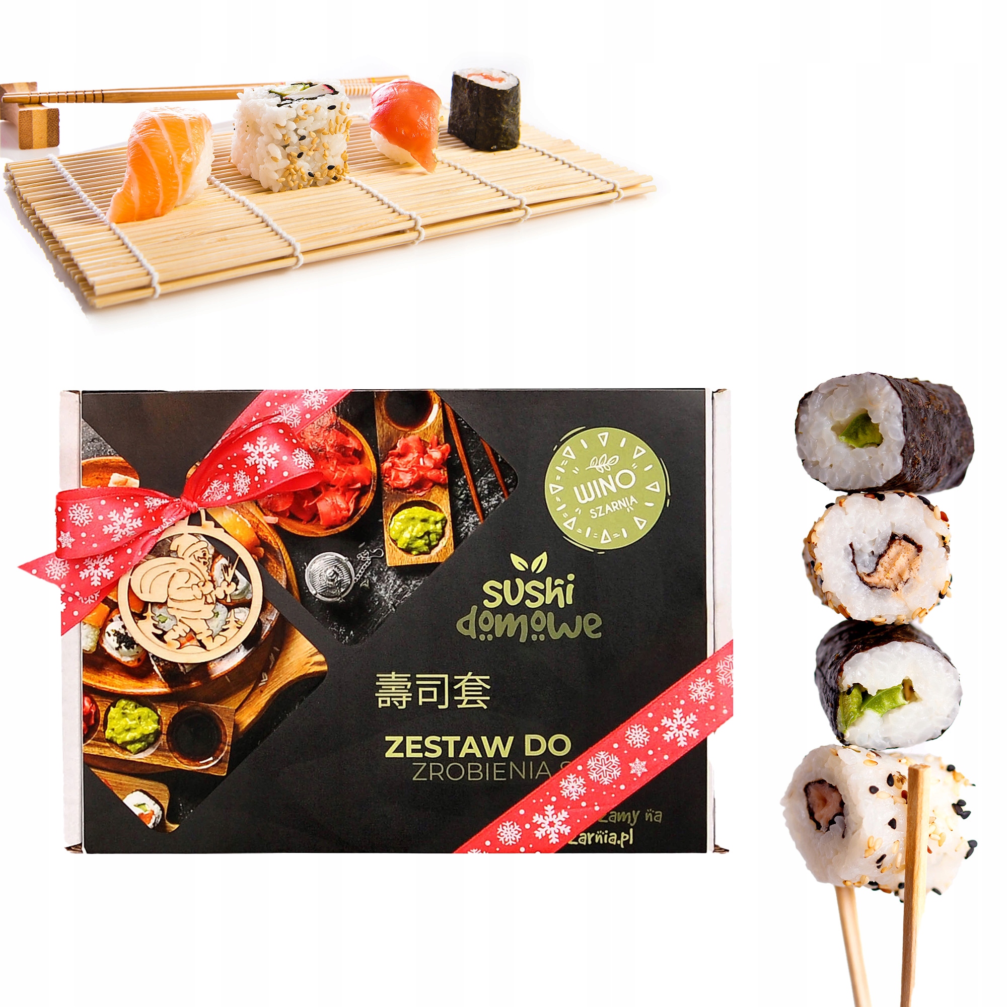 Sada na výrobu sushi Exkluzivní XXL Jako dárek Pravá chuť Japonska