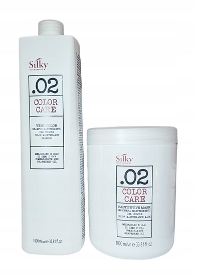 Silky 02 Sada Pro Barvené Vlasy Šampon Maska 1 L
