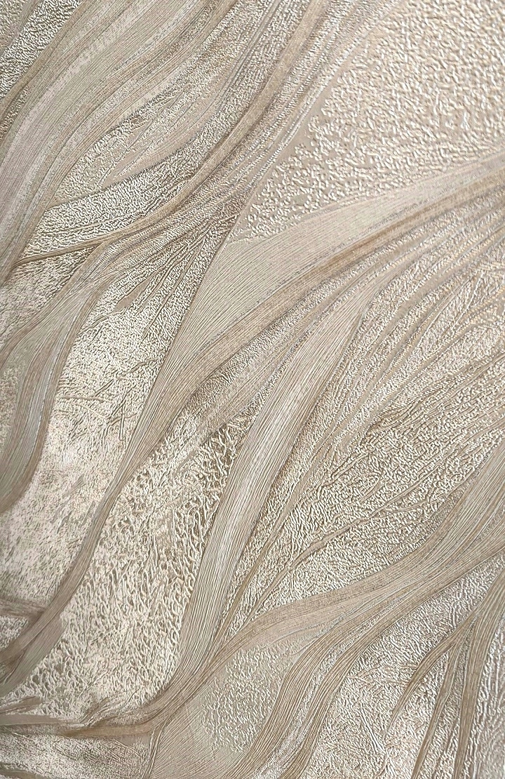 Tapeta na ścianę imitacja malowanych fali na betonowym tle z brokatem Marka Diamond