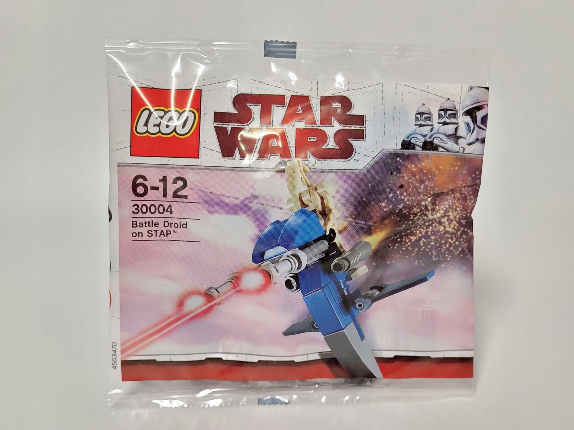 30004 Lego Star Wars Battle Droid on Stap polybag Misb 2009