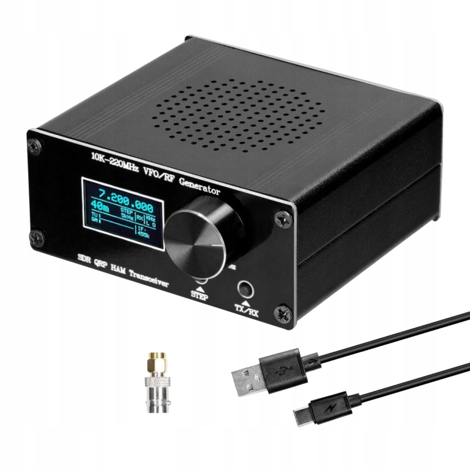 Generator Sygnału HF 10K MHz QRP VFO Transceiver Radiowy Ham Homebrew + Miernik S