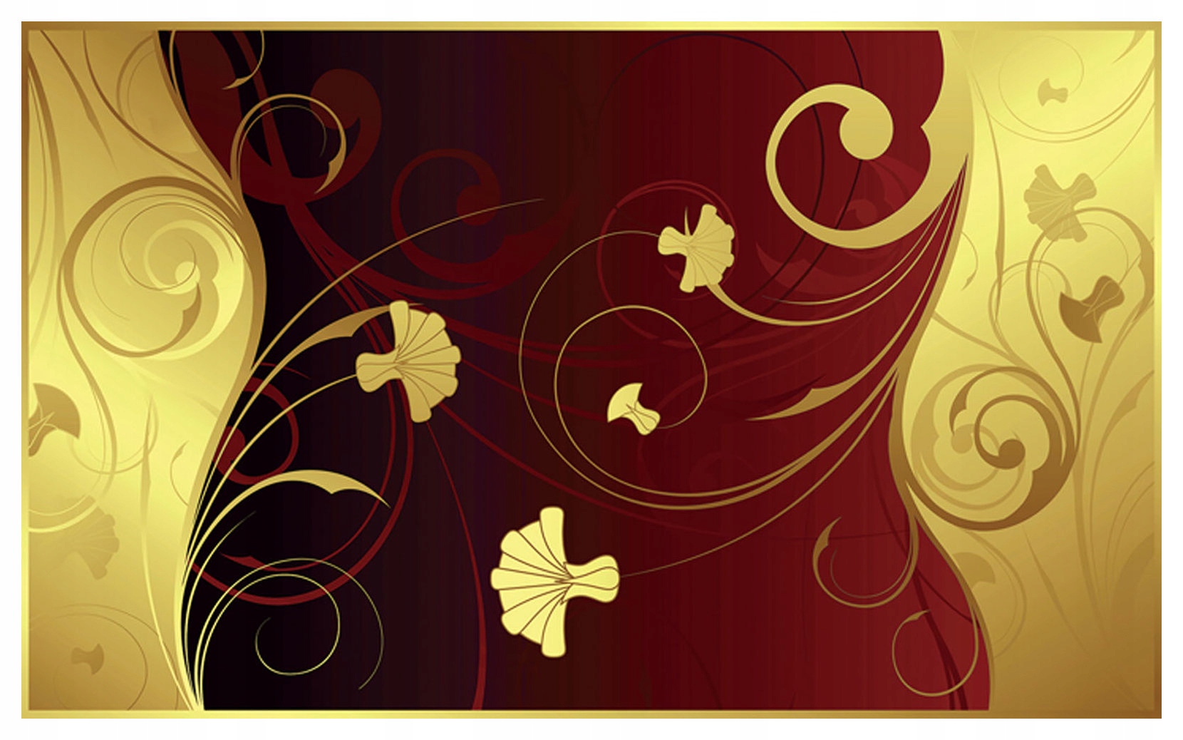 Fototapeta Bordové kvety a Liany Vinylová abstrakcia 254x184 lepidlo