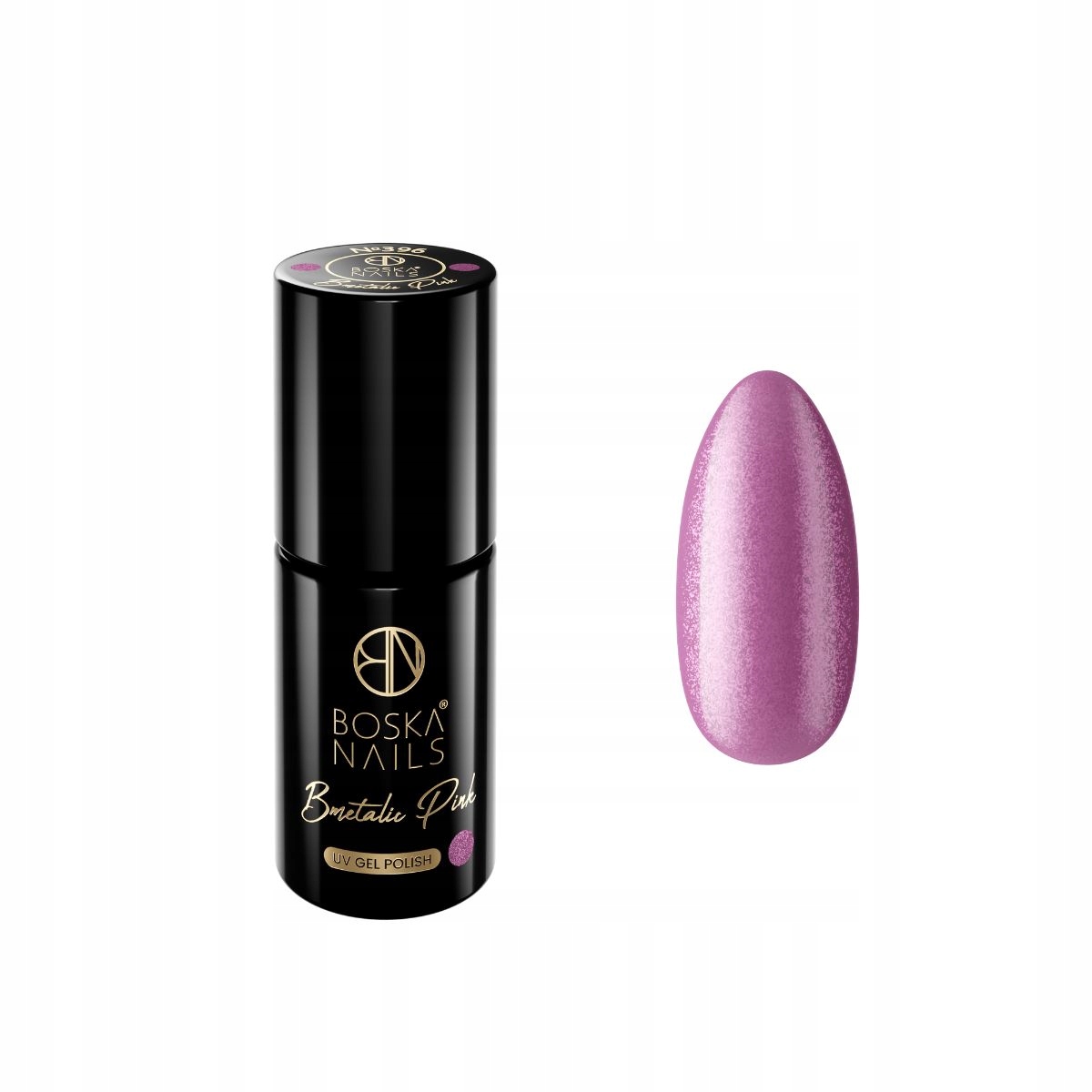 

Lakier hybrydowy Boska Nails BMetalic Pink no 396