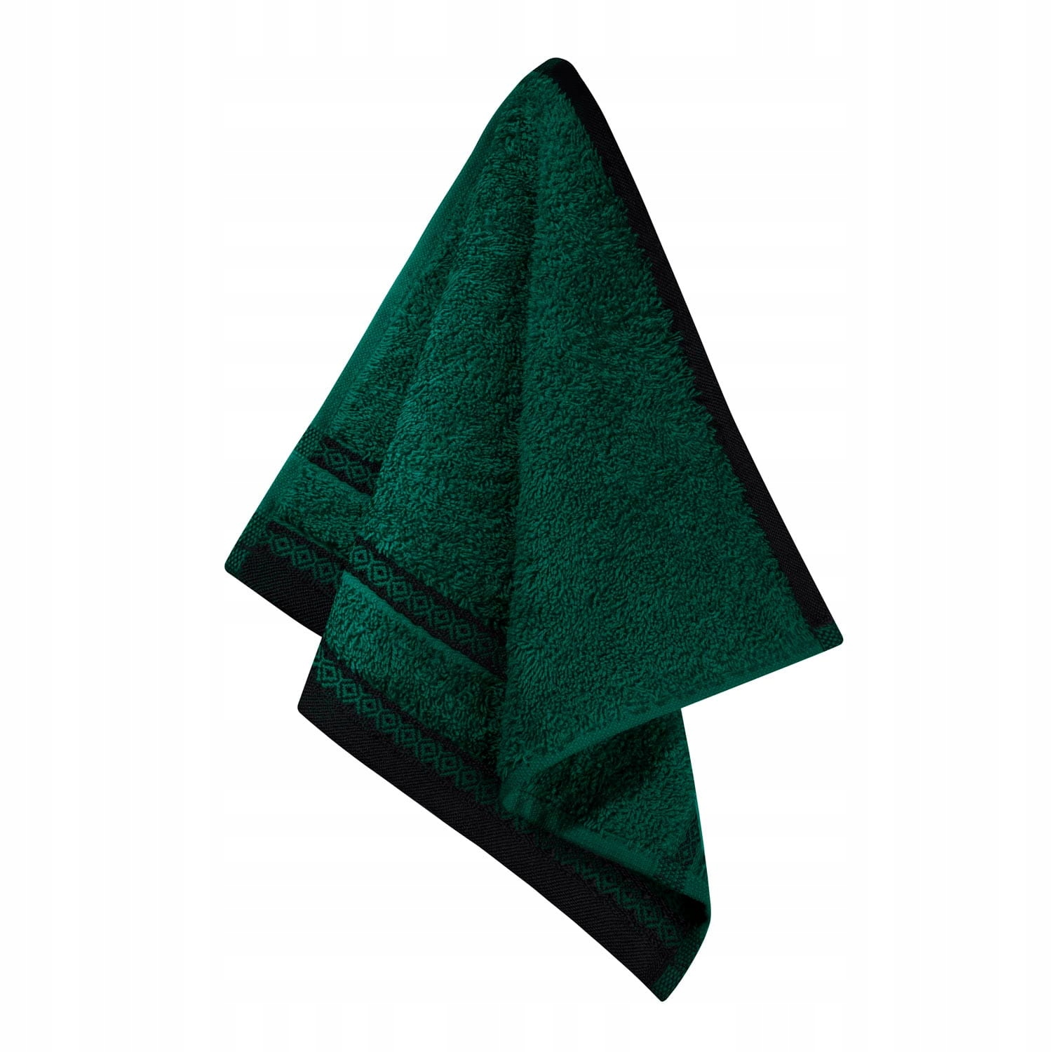 

Butelkowa Zieleń Ręcznik 30x30 Welur 100% bawełna