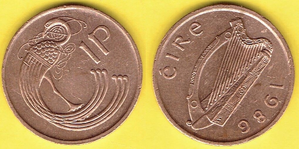 IRLANDIA 1 PENS 1986 r.