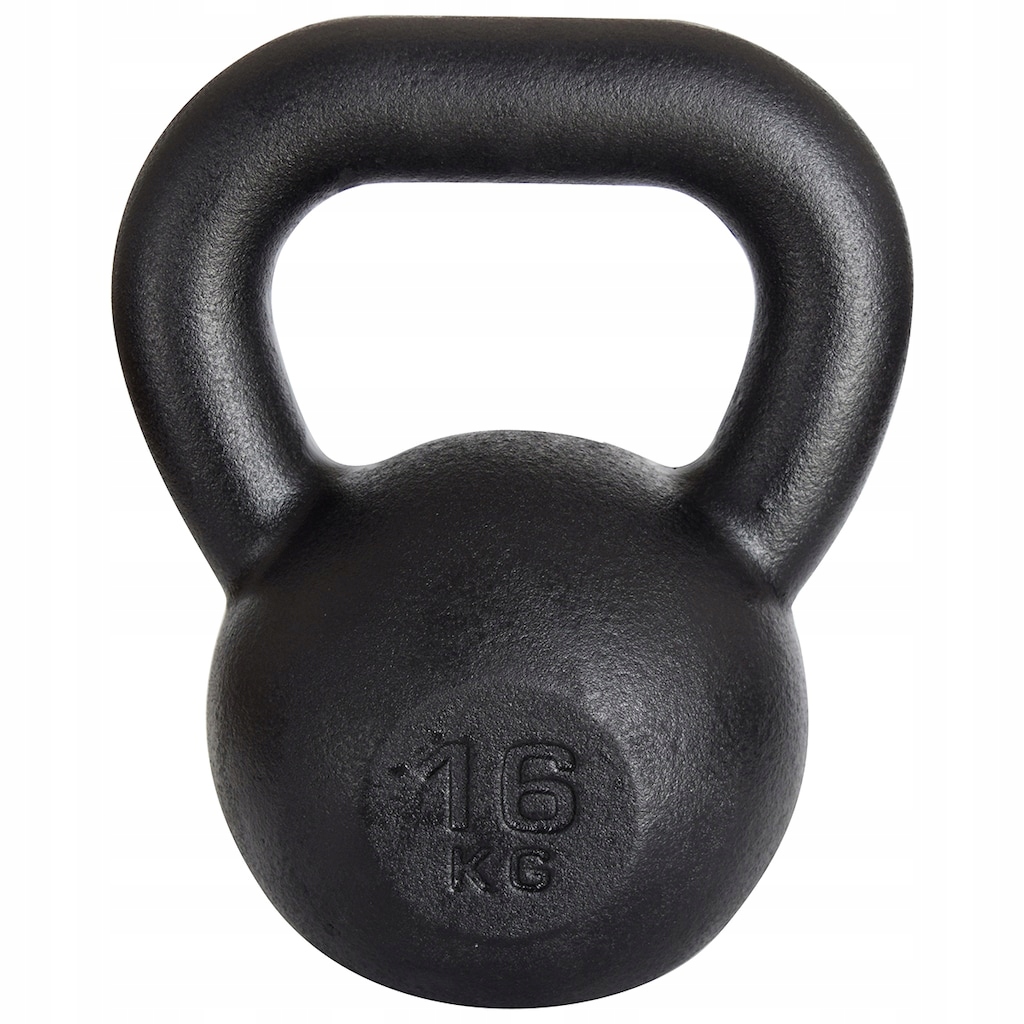 Kettlebelle Kawmet 16 kg černý