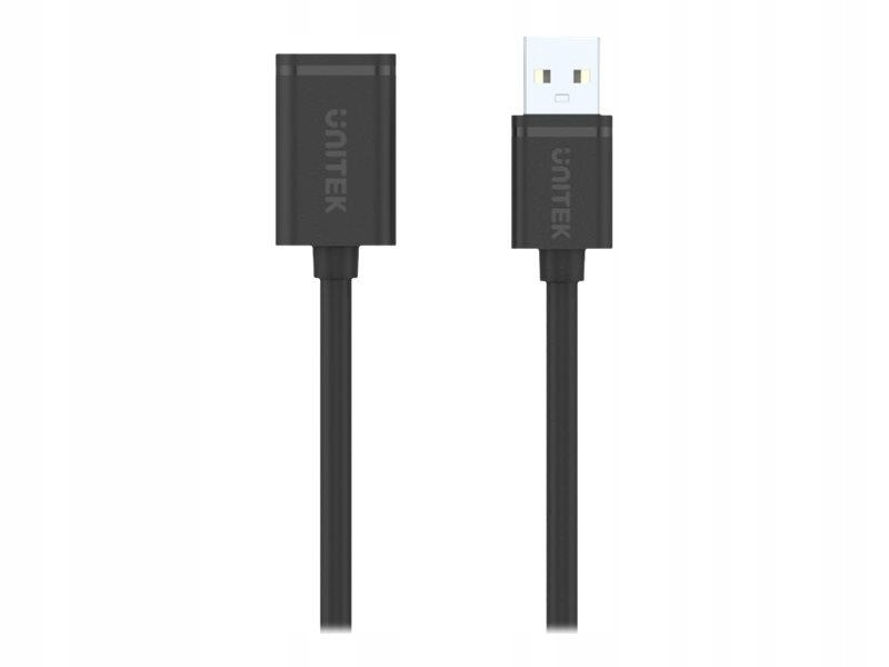 Unitek Y-C449GBK Kabel Przedłużacz Usb 2.0 M/f 1.5m
