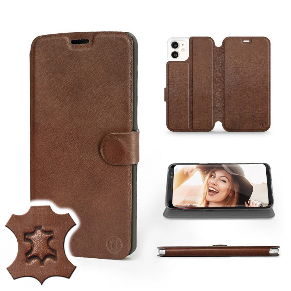 

Etui Mobiwear do Apple iPhone 11 - Brown Leather