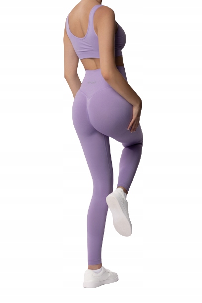 Spaio Legginsy damskie Fitness Adapt lavendowe L