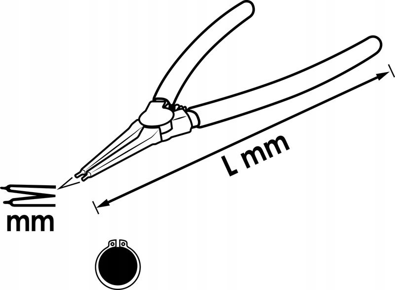 Клещи плоскогубцы V1717 VIGOR
