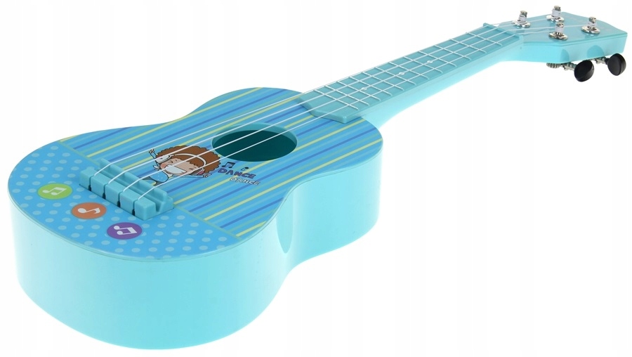 Gitara Klasyczna Akustyczna Ukulele dla Dzieci do Nauki Gry Kostka 4 Struny Marka Nobo Kids