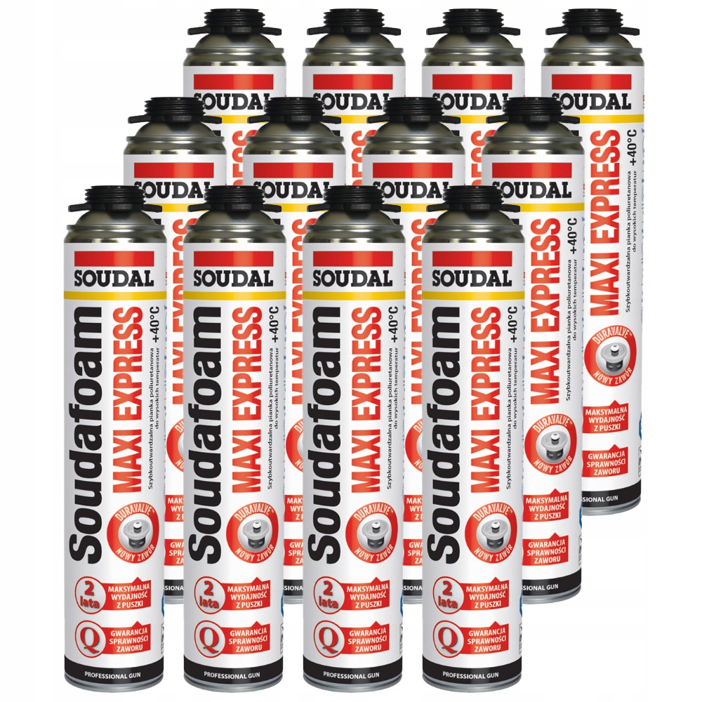 Pěna Soudafoam Maxi Express Soudal 12 ks