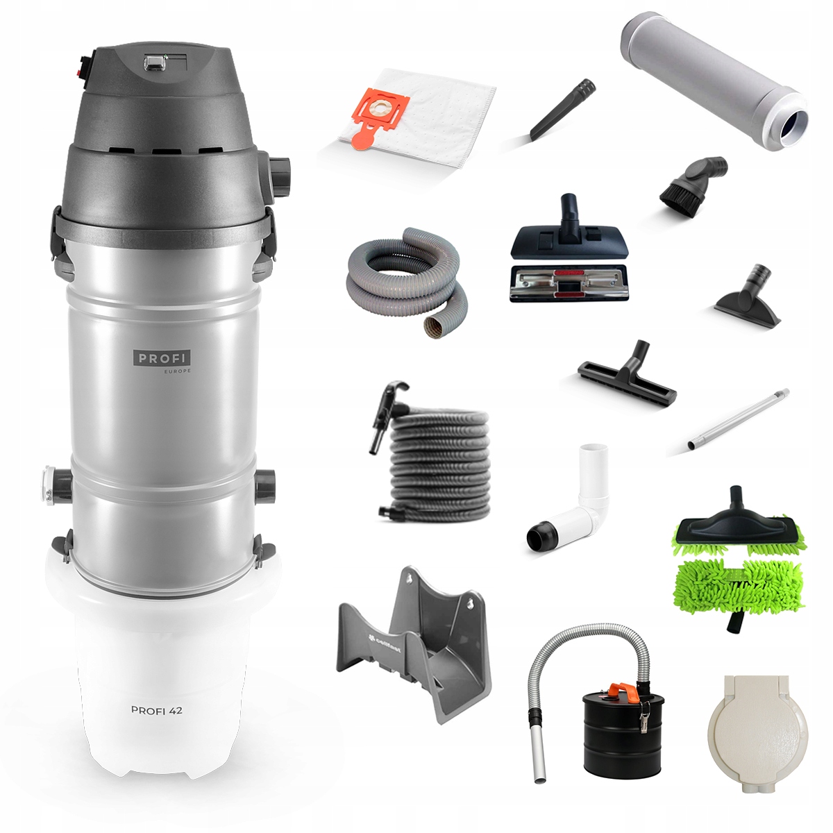 Odkurzacz Centralny PROFI 42 Zestaw Mega 9m