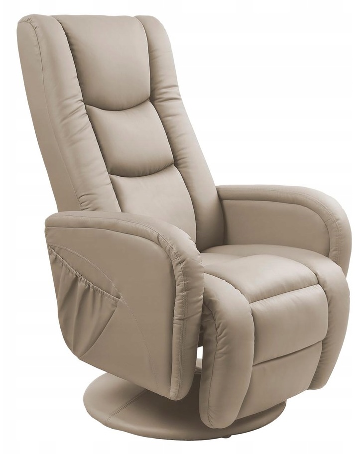 Fotel WYPOCZYNKOWY Pulsar MASAŻ SALON CAPPUCCINO