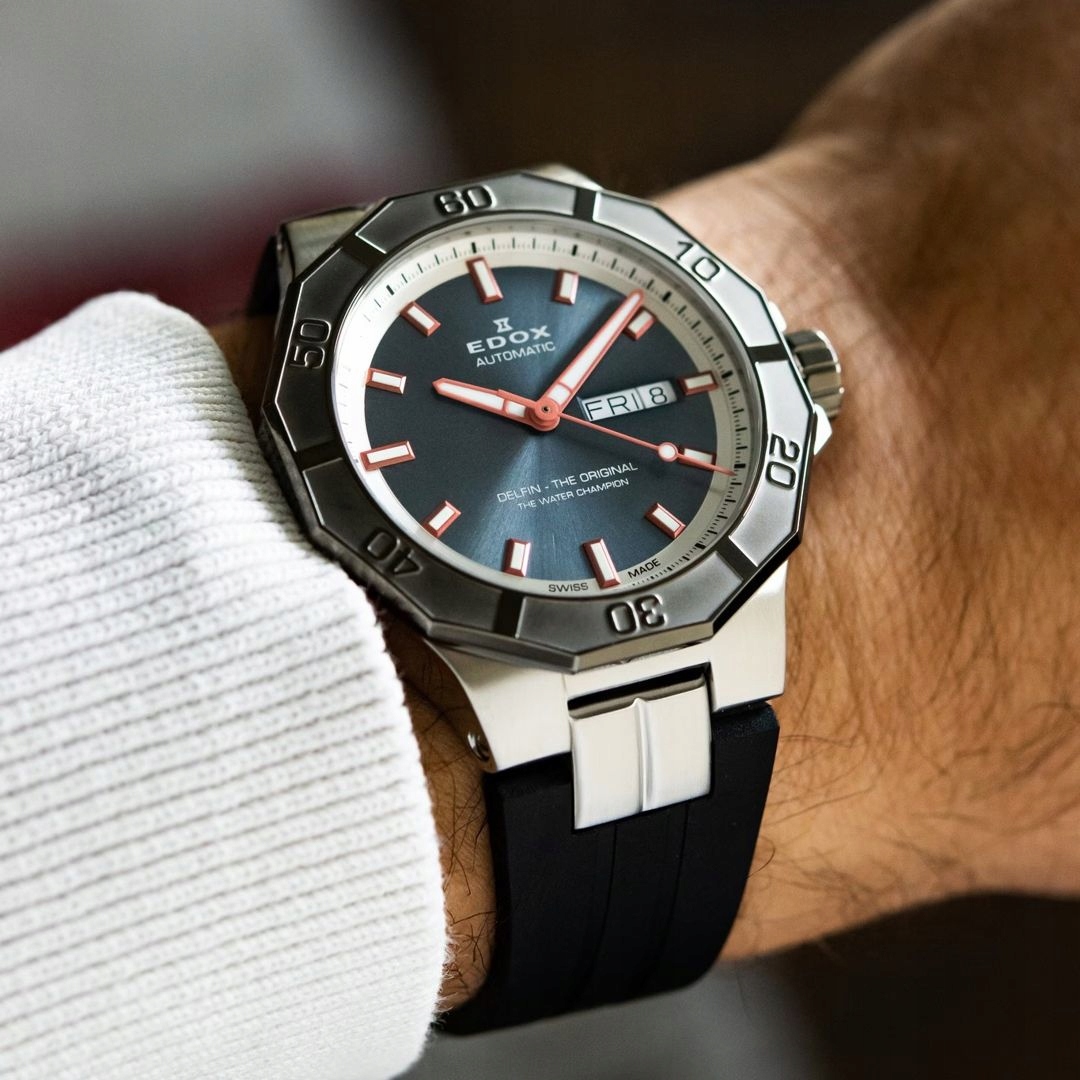 Edox Delfin The Original Automatic 88008-3GCA-BGO 43mm WR200