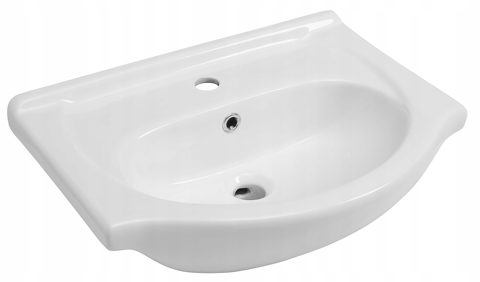 Umywalka Ceramiczna Meblowa Biała Łazienkowa 50 cm