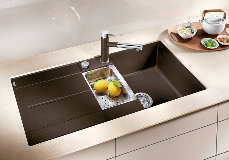 Blanco Metra 6S czarny 525926 z k.autom.+syfon Kod producenta 525926