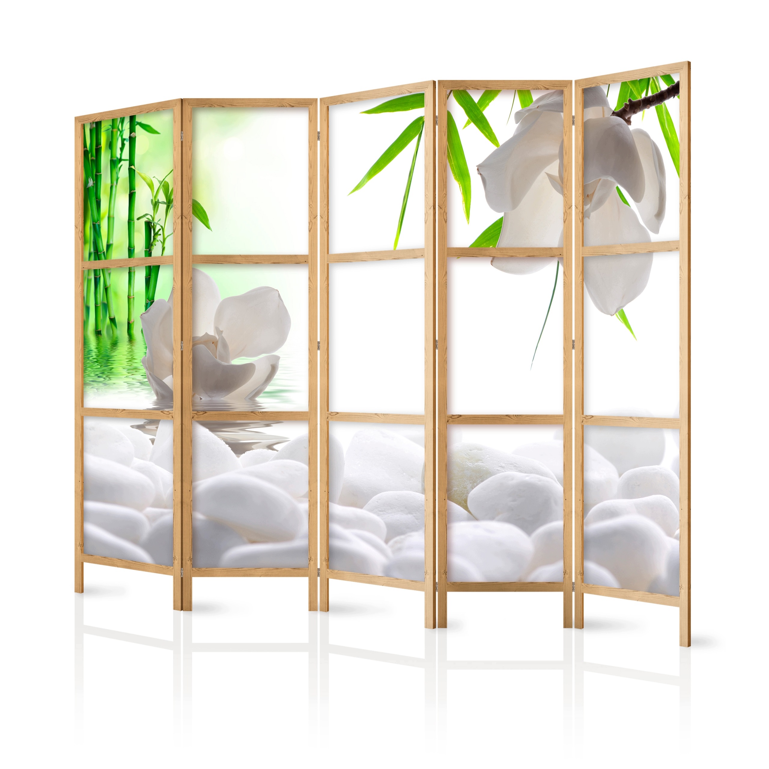 Paraván Japonský Orchidej Zen Spa Salon Kabinet 225x172