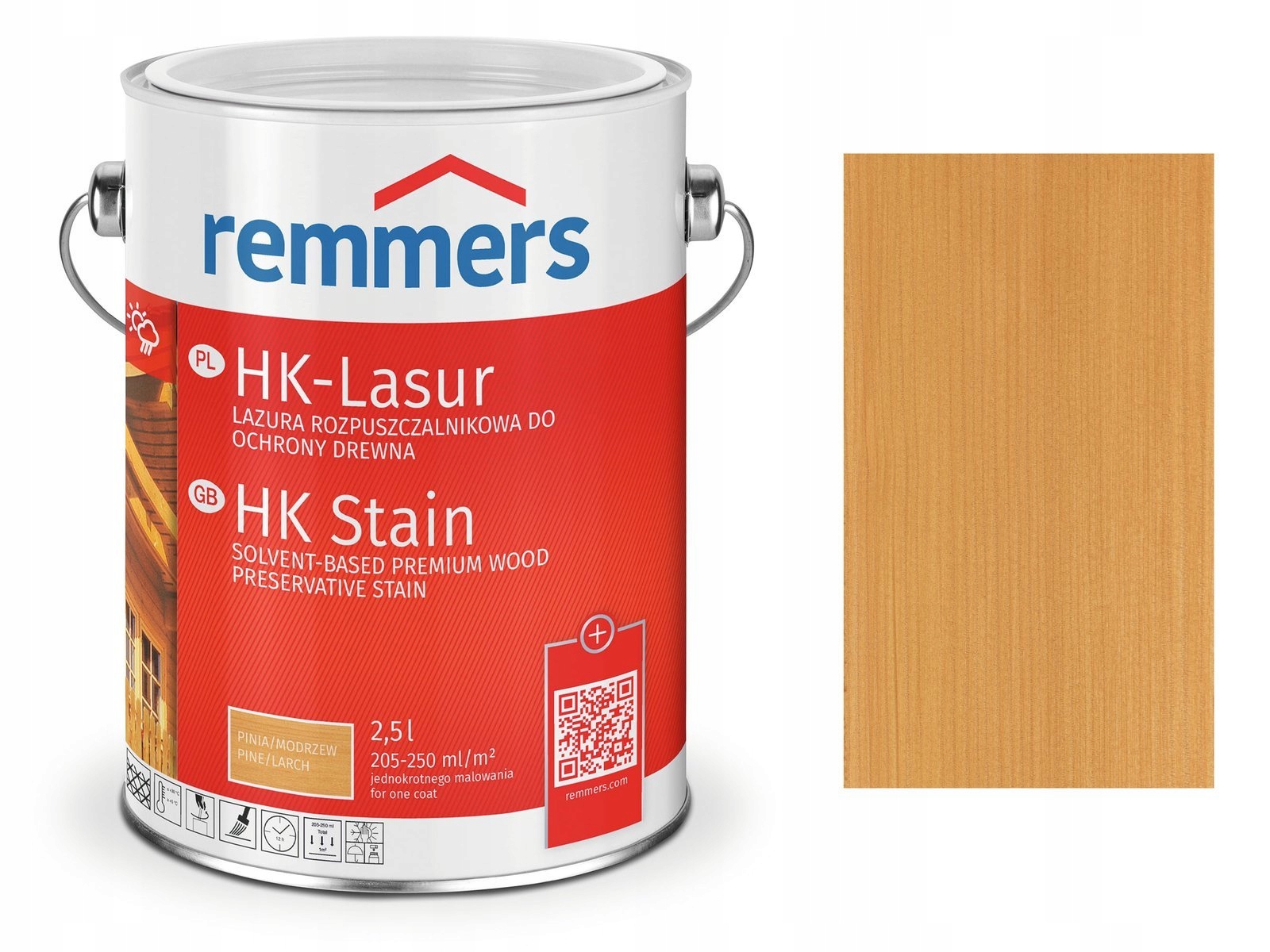

Remmers HK-Lasur impregnat drewna 0,75 Dąb Jasny