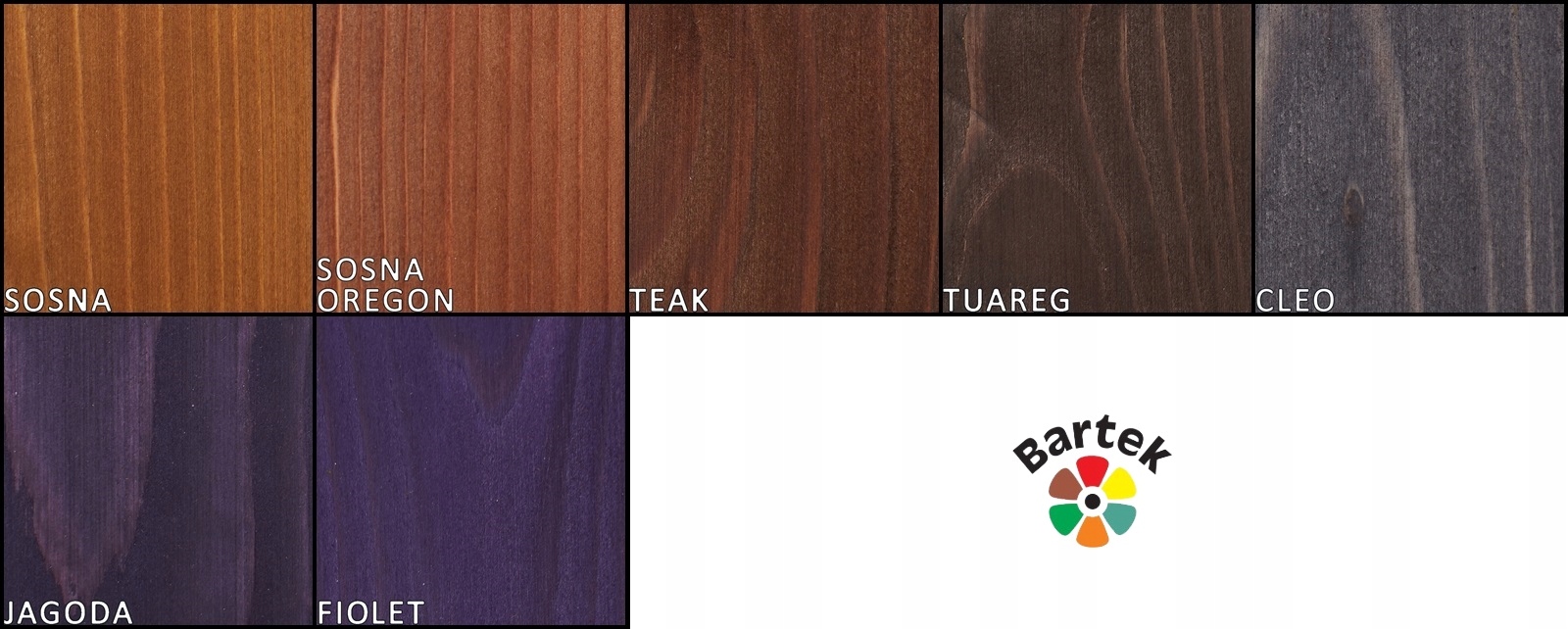 BEJCA DO DREWNA BARTEK 200ML 130 KOLORÓW WODNA Kolor producenta 130 KOLORÓW DO WYBORU